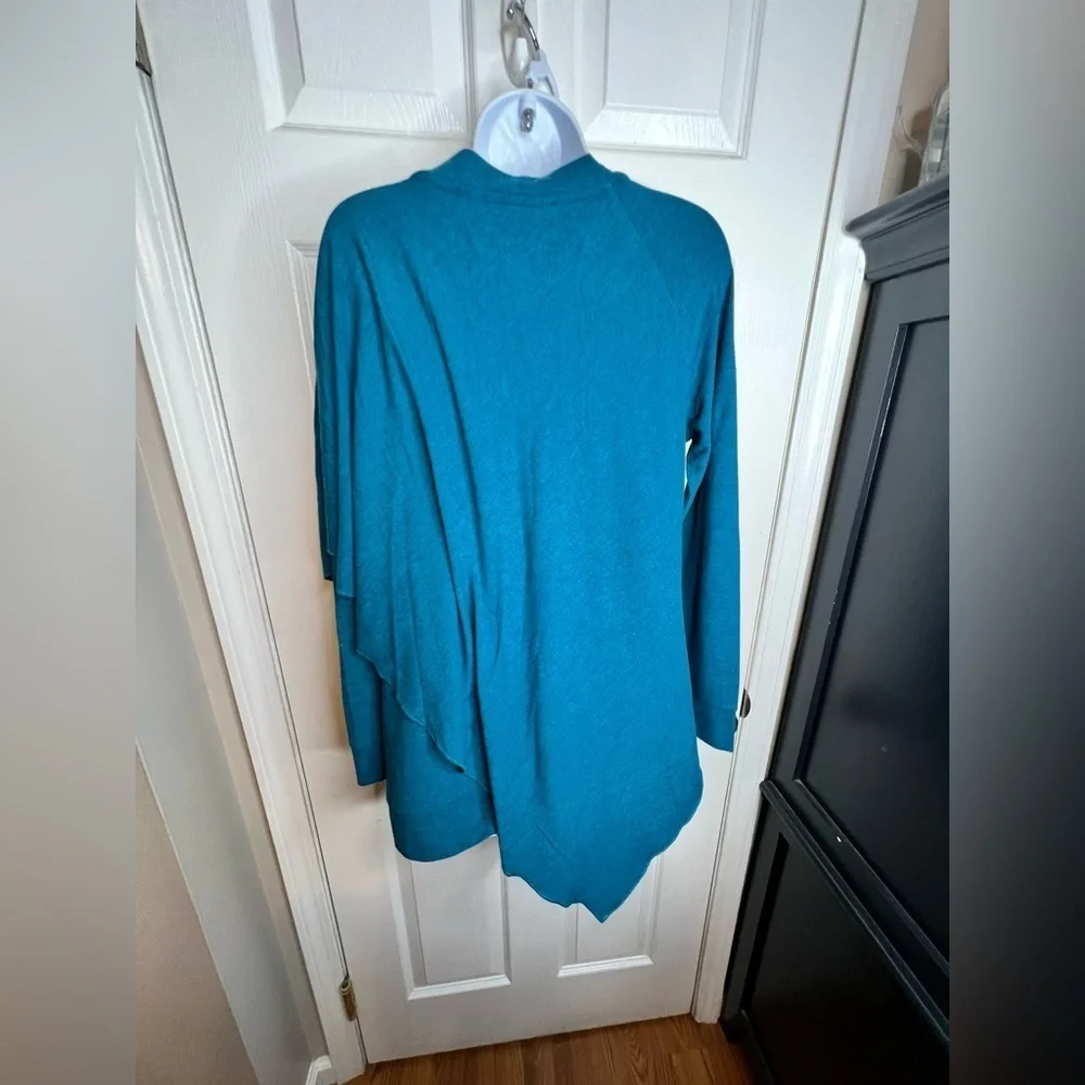 Soft Surroundings Women’s Small Madison Cape Tunic Sweater Top Asymmetrical S